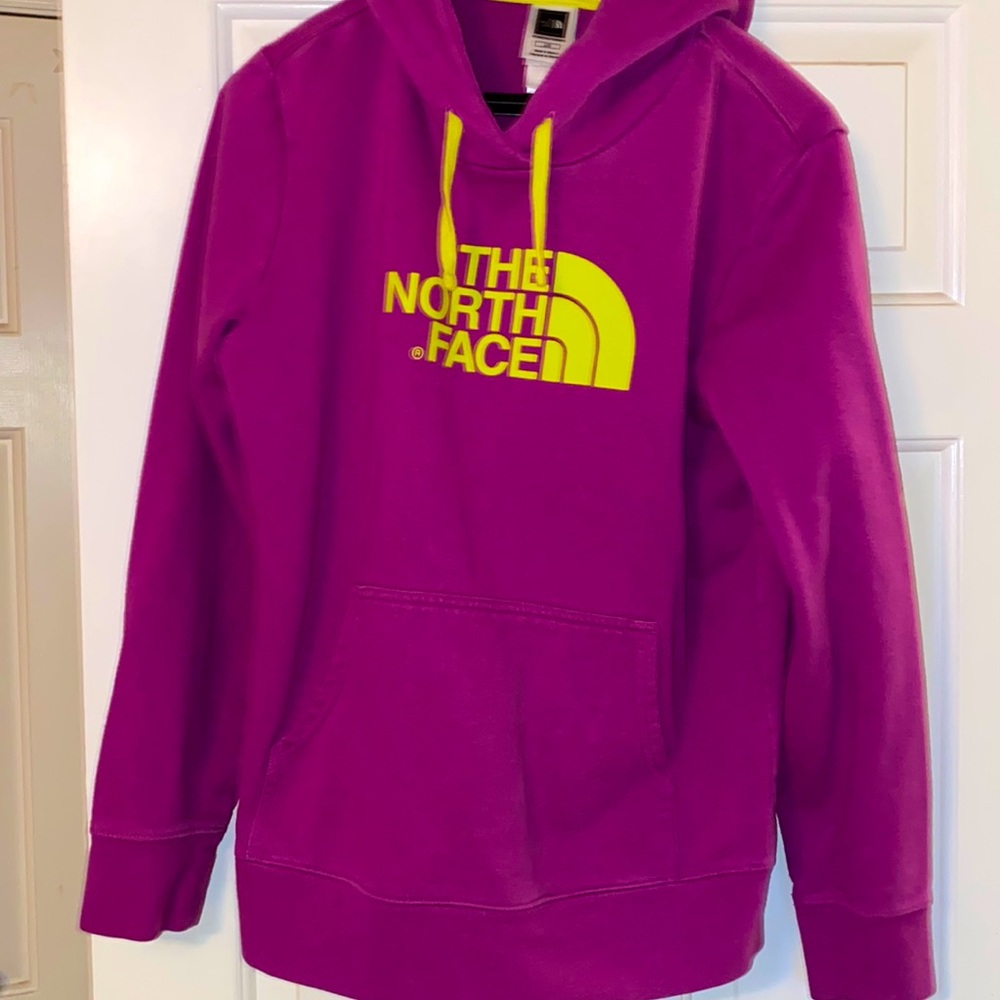 North face plum hoodie